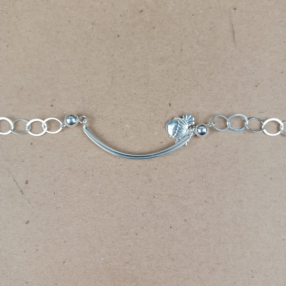 925 sterling silver bracelet with yellow, white and pink zircon and girl charm‎ - Picture 11 of 16